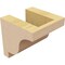 Ekena Millwork 4"W x 4"D x 4"H Wide Newport Rough Cedar Woodgrain TimberThane Corbel, Primed Tan CORUR04X04X04NEWRCPR - alternate 4